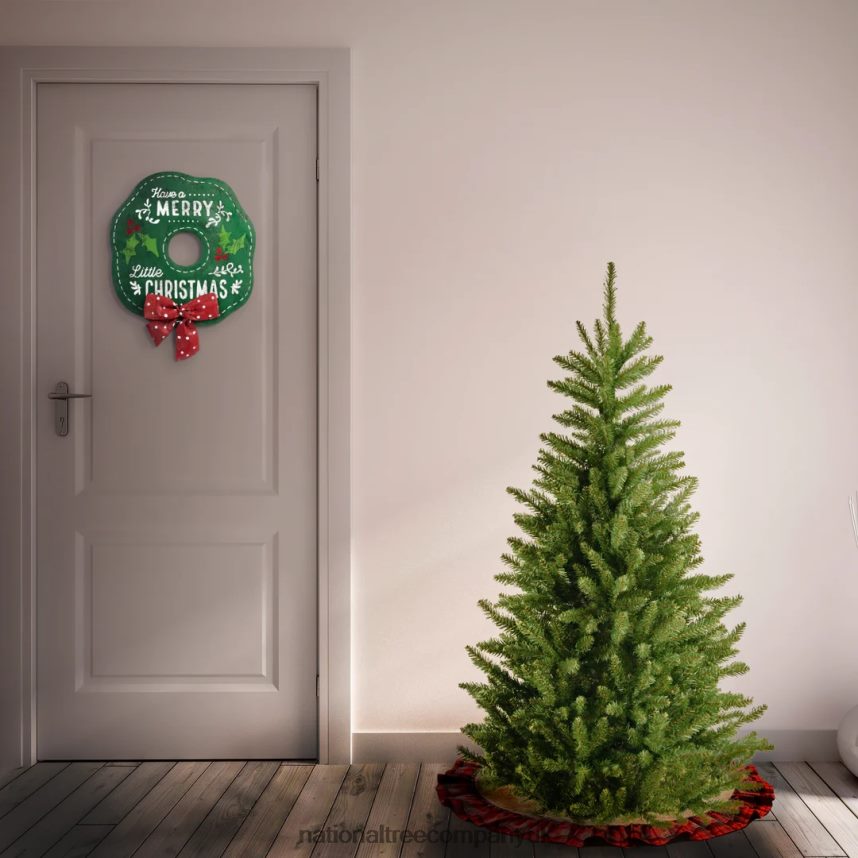 Trees | National Tree Company Artificial Slim Christmas Tree Green Natural Fraser Fir Includes Stand 45 Feet F2L4F38
